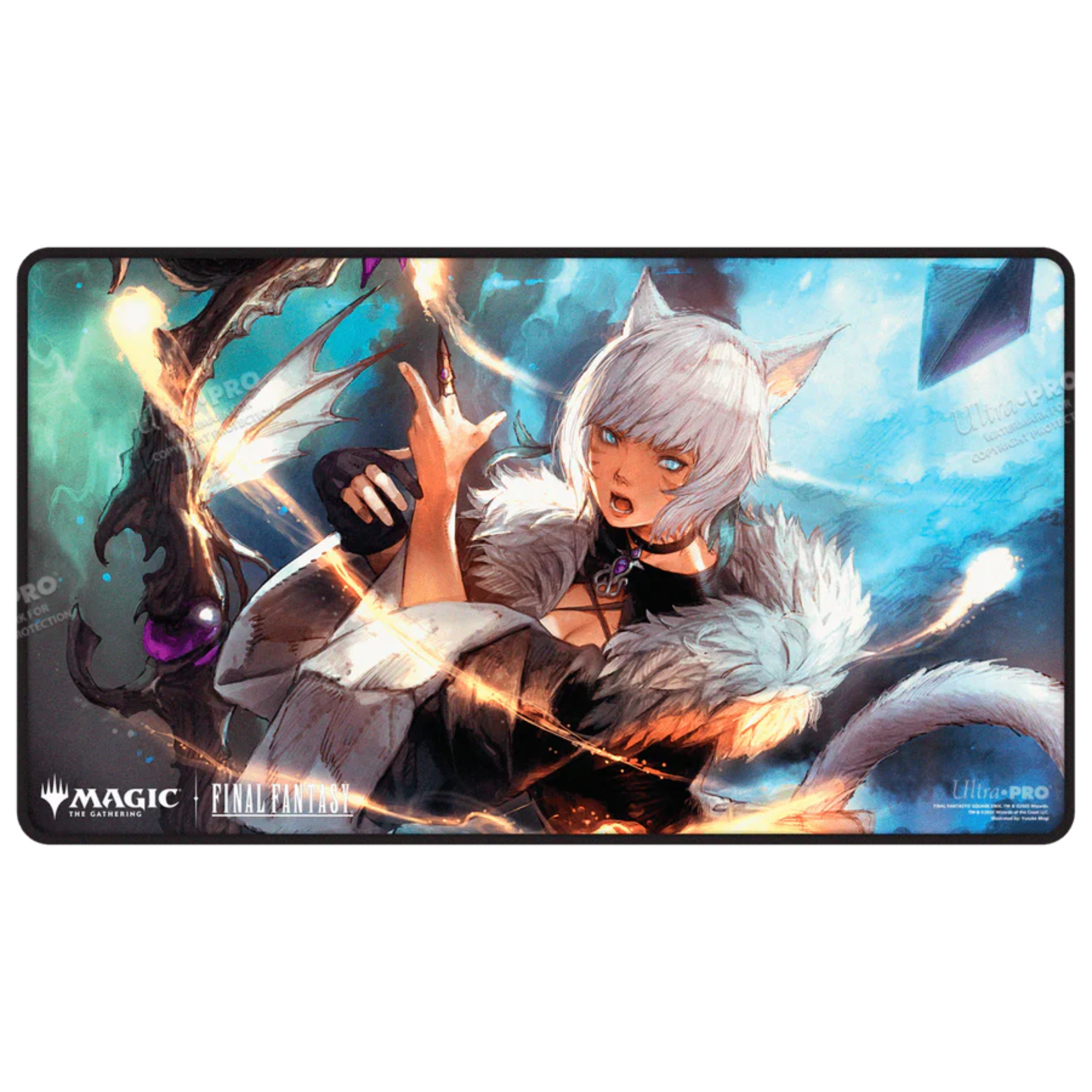 Magic: The Gathering®—FINAL FANTASY™ Y'shtola Rhul Black Stitched Playmat